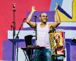concert of Bomba Estéreo at Lollapalooza, Berlin (2017)