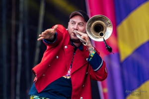 concert of Meute at Lollapalooza, Berlin (2017)