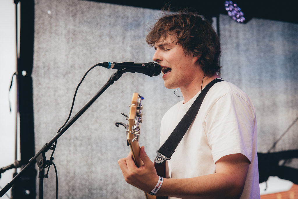 Michèl von Wussow during Noisehausen Festival, Schrobenhausen (2024)