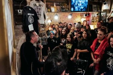 Anti-Flag at Ramones Museum, Berlin (2019) Anti-Flag at Ramones Museum, Berlin (2019)