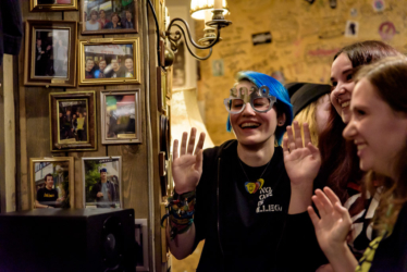 Anti-Flag at Ramones Museum, Berlin (2019) Anti-Flag at Ramones Museum, Berlin (2019)