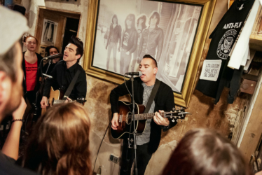 Anti-Flag at Ramones Museum, Berlin (2019) Anti-Flag at Ramones Museum, Berlin (2019)