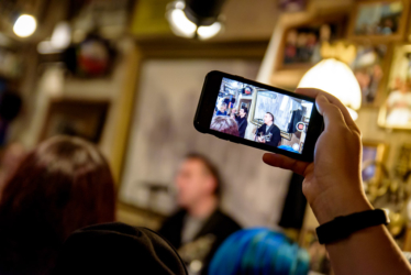 Anti-Flag at Ramones Museum, Berlin (2019) Anti-Flag at Ramones Museum, Berlin (2019)