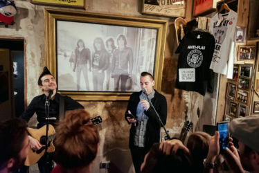 Anti-Flag at Ramones Museum, Berlin (2019) Anti-Flag at Ramones Museum, Berlin (2019)