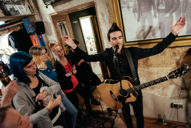 Anti-Flag at Ramones Museum, Berlin (2019) Anti-Flag at Ramones Museum, Berlin (2019)