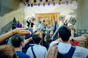 concert of B2BBO at Bergfunk Open Air (2018)