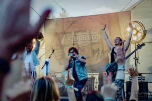 concert of B2BBO at Bergfunk Open Air (2018)