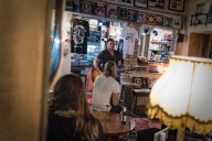 Cammy Black at Ramones Museum in Berlin