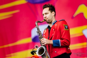 concert of Meute at Lollapalooza, Berlin (2017)