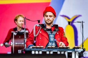 concert of Meute at Lollapalooza, Berlin (2017)
