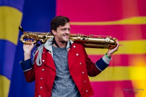 concert of Meute at Lollapalooza, Berlin (2017)
