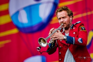 concert of Meute at Lollapalooza, Berlin (2017)