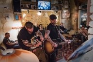 Mick Hargan at Ramones Museum in Berlin