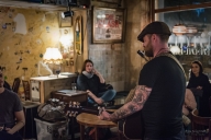 Mick Hargan at Ramones Museum in Berlin
