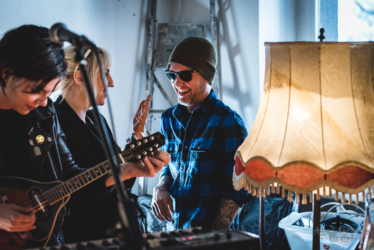 Dave Hause at Ramones Museum, Berlin (2017)