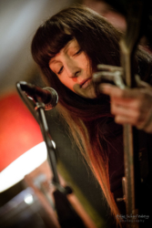 Evi Vine at Ramones Museum, Berlin (2015)