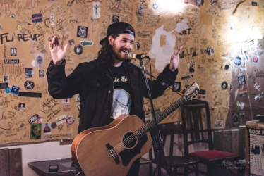 Jared Hart at Ramones Museum, Berlin (2017)